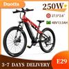 DUOTTS Bicicletta Elettrica Duotts E29 27.5 Pollici, Batteria al Litio 48V13.5Ah, Motore 250W, Cambio 14S, Doppia Sospensione