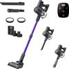 NONE Aspirapolvere senza fili Vactidy V8 Pro, 25kPa, per animali, divano, auto, filtro ciclonico, serbatoio 500 ml, display LED, spazzola rotante 180°, 35 min autonomia