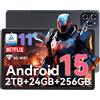 NONE TABWEE W90 Tablet Android 15 da 11 Pollici - 24GB RAM 256GB ROM, Dual 4G LTE + WiFi 5G, Octa Core T615, 8000mAh, Gemini AI, WideVine L1