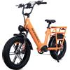 NONE KINGBULL Voyager 2.0, bici elettrica 250W, batteria rimovibile 48V 15Ah, max 25km/h, fino a 100km, Shimano 7 velocità, pneumatici 20"x4.0", display smart, freni idraulici, sospensione forcella