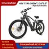 NONE Bicicletta Elettrica Cmacewheel AL26 Max con Doppio Motore 500W*2, Batteria 48V 17Ah, Ruote 26*3.0″, Display LCD Orizzontale, Freni Idraulici, 7 Velocità, 40-45km/h