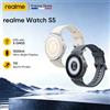 realme Nuovo realme Watch S5 2026 Smartwatch con Display Ultra-Luminoso da 1500 nit, GPS con 5 GNSS, 110 Modalità Sportive, Impermeabile 5ATM