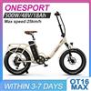 ONESPORT Bicicletta Elettrica Onesport OT16 Max con Motore Brushless 48V500W, Batteria al Litio 18Ah, Freni Idraulici e Pneumatici Fat