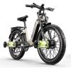 Shengmilo Bicicletta elettrica Shengmilo S700, doppi motori da 2000W, batteria 48V17.5AH per adulti, freno idraulico, pneumatici fat da 26″.