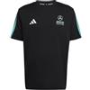 adidas Uomo Mercedes - Amg Petronas Formula 1 Team Dna Shirt, Black/Semi Mint Rush, L