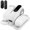 LIFERUN Trainer ellittico elettrico sotto scrivania con telecomando Trainer ellittico Pedal Trainer Trainer per gambe Stepper a velocità regolabile per Home Office Adolescenti per anziani e adulti