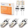 I-SHUNFA Lampadine LED G4 1,2 W Dimmerabili Bianco Caldo 3000 K AC/DC 12-24 V Mini Lampadina LED Sostitutiva 10 W-15 W Lampadina Alogena G4 per Cucina, Cappa Aspirante, Ufficio (Confezione da 5)
