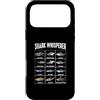 Predator Shark Species Marine Enthusiast Custodia per iPhone 17 Pro Max Tabella di identificazione delle specie di squalo sussurratore di squal