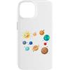 Cool Solar System Designs Custodia per iPhone 14 Pianeti del sistema solare, Terra, Sole, Scienze spaziali Bambini, Adulti