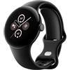 Google Pixel Watch 2 - Il meglio di Google e Fitbit - Misurazione della frequenza cardiaca, gestione dello stress, funzioni di sicurezza - Android - Cassa in alluminio nero opaco - Cinturino sportivo