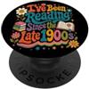 Vintage Reader Bookworm Library Book Lov Ho letto dalla fine del 1900 Book Lovers Vintage PopSockets PopGrip Adesivo