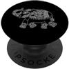 Mimiamb Line Mahout Yoga, addestratore di elefanti dipinti sacri indiani PopSockets PopGrip Adesivo