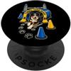Jimbeels TUNNEL TURN READY Percorso di Agilità per Cani PopSockets PopGrip Adesivo
