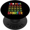 100 Days Smarter Teacher Student Gift Cu 100 giorni più intelligenti PopSockets PopGrip Adesivo