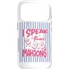 Funny Mahjong Game Sarcastic Mahj Appare Custodia per iPhone 17 Pro Divertente Mahjong Graphic I Speak Fluent Mahjong Game Lovers