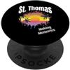 Matching Family Vacation Gifts St Thomas crea ricordi abbinati alle vacanze in famiglia sulla spiaggia PopSockets PopGrip Adesivo
