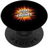 Retro Racing Fan For Dad Humorous Sarcas Divertente detto Avvia i tuoi motori Sarcastico PopSockets PopGrip Adesivo