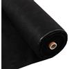 Garvee Telo Pacciamatura Professionale 164g/m² (5.8oz), 1,22 x 30,5m (37m²), Tessuto Geotessile Extra Resistente, Alta permeabilità e Stabilizzazione UV, per Orto, Giardino e sotto Ghiaia, Nero