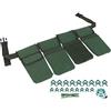 Omabeta Set di Attrezzi da Giardinaggio in Tela Resistente e Impermeabile con Clip per Piante e Lacci Regolabili per Professionisti del Lavoro in Giardino