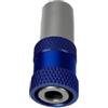 Sogoluat Adattatore per punte a sgancio rapido con gambo esagonale da 6,35 mm, per trapani elettrici e driver, convertitore magnetico per mandrino con impugnatura ruvida, per utensili in acciaio Cr-v