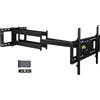 Supporto TV Parete Doppio Braccio Extra Lungo Da 1090Mm per TV 50-90 Pollici, St