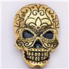 4 .6x3.1cm Spilla Forma Di Teschio Con Spille Halloween Da Colletto