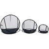 harayaa Rete da Golf Allenamento Rete Pratica Golf Maglia Nylon Telaio Metallo Struttura Pieghevole Adatta Allenamento Pratica Interno Esterno, Nero