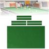 Generic Panno da biliardo in feltro con 6 strisce, cuscino in feltro ad alte prestazioni per tavoli da biliardo da 2,1 m/2,4 m/2,7 m, ideale per uso domestico, bar o club, rosso
