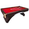 GRFICA MA.RO SRL Tavolo da Biliardo Carambola 7 ft Modello Napoleone Misura 188 x 94 cm - Snooker Rosso - Accessori Carambola