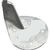 RENXUWS 822157T2 822157C2 Trim Tab Anodo di Zinco per Motore fuoribordo Mercury 25HP 30HP 35HP 40HP 45HP 50HP 2/4T RP 3.5 Martyr CM822157C2Z
