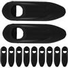 GALPADA 15 Pezzi Morsetto Guida Cavo Bicicletta Nero in Plastico Design Incorporato per Protezione Cavo Freno Bici Adatto a Vari Tipi di Biciclette e Ciclisti