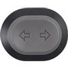 Letturn Pulsante indicatore di direzione con copertura anteriore per scooter elettrico Ninebot MAX G2 ricambio grigio