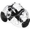 SHOWERORO Visiera Protettiva Staccabile in Plastica Rinforzata per Karate e Taekwondo, Casco Leggero per Allenamento di Kickboxing e Wrestling, Uso per Atleti