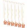 SHERCHPRY 6 Pezzi Tappanaso per Nuoto in Silicone con Clip Naso Imbottita e Cinturino Elastico, Accessori Piscina per Adulti, Colore Beige