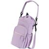KACCDE Porta bottiglie d'acqua termiche con coulisse per escursionismo borsa termica per bottiglia d'acqua borsa a tracolla per ciclisti sacchetti sportivi, Viola, One Size, Bellezza di massa