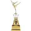 Cabilock Coppa Design Elegante in Plastica Leggero Oro di Danza e Facile da Conservare per Club e Eventi Comunitari