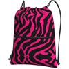 WHJSSF Zebra, zaino con cerniera e coulisse, con stampa leopardata, leggera, pieghevole, per viaggi, yoga, escursionismo e tutti i giorni
