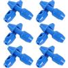 SHINEOFI 12 Pezzi Inserti in Plastica Blu per Pesca Subacquea, Accessori per Riparazione Arbalete Installazione Rapida, per Immersioni e Pesca Subacquea