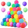JEONDFG 60 PCS Palline da Ping Pong,40 mm Palline da Ping Pong Colorate Resistenti,Riutilizzabile Table Tennis,Table Tennis Adatto per Adulti e Bambini