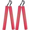 Joygoodta Nunchucks in Schiuma per Bambini da 2 Pezzi, Nunchucks da Allenamento per Principianti Imbottiti Morbidi per la Pratica delle Arti Marziali, 23 cm, Blu