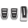 Generic Cuscinetti per Pedali 1 Set Pedali Auto Acceleratore Freno Copripedale Accessori per Golf 7 per Crafter per Man per TGE per Torsus per Terrastorm Copripedali di Ricambio 3 Pezzi