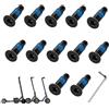 JCUQGDOO Set di viti di ricambio per scooter elettrico, 12 viti e 1 cacciavite, set di pezzi di ricambio per scooter elettrico per Xiaomi M365 Pro2 1S Mi3 per Segway Ninebot Max G30 ES Serie F