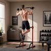 GarveeTech Power Tower per palestra domestica, barra regolabile per trazioni e dip station, torre per allenamento della forza per trazioni, dip, sollevamenti e flessioni, 10 impostazioni di altezza, portata 150