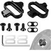 SEASJHBAY SPD Cleats per pedali a scatto Shimano SH51, set di tacchetti per bicicletta a 2 fori con piastre antiscivolo, accessori di montaggio inclusi per MTB, bici da strada, ciclismo indoor e spinning