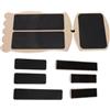 DRESSOOS Trainer per Stabilità su Gamba Singola in Legno Antiscivolo Beige, Leggero e Resistente, per Yoga e Riabilitazione degli Adulti