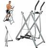 Generic Macchina ellittica aliante per palestra domestica, attrezzatura per esercizi fitness a basso impatto, supporta 250-300 libbre