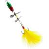 JAMIEKA Spinner rotante paillettes esche da pesca esche da pesca esche artificiali attrezzatura per trota spinner fiume