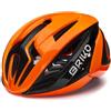 Briko Quasar, Helmet Unisex Adulto, Shiny Orange Flame, M