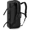 MIER Grande borsone sportivo da palestra con scomparto per scarpe, resistente e impermeabile, nero, 45L/60L/90L