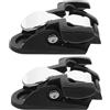 CLISPEED 2 pezzi Accessori Roller Fibbia Serraggio per Pattini a rotelle Fissaggio Robusto e Sostituzione Rapida Compatibile Inline Skates Sicuro Strap